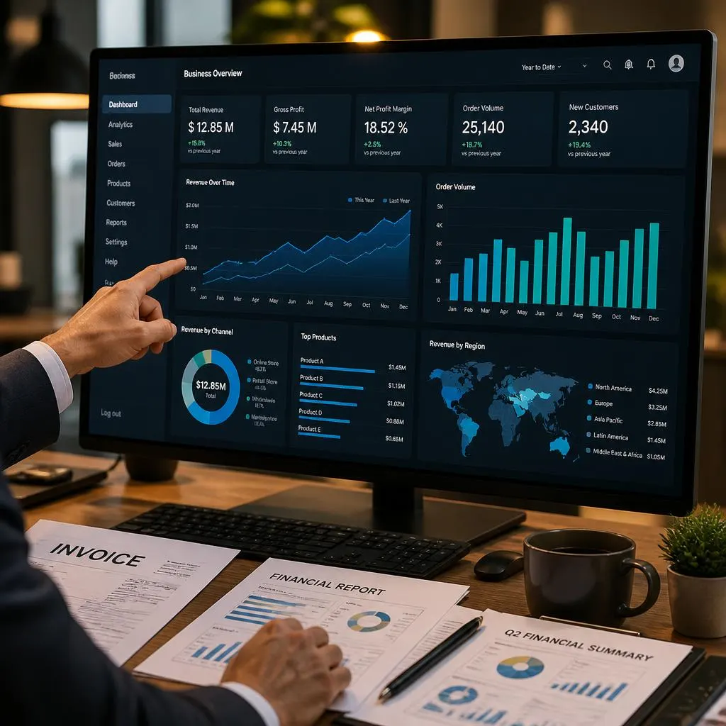E-commerce analytics and revenue dashboard
